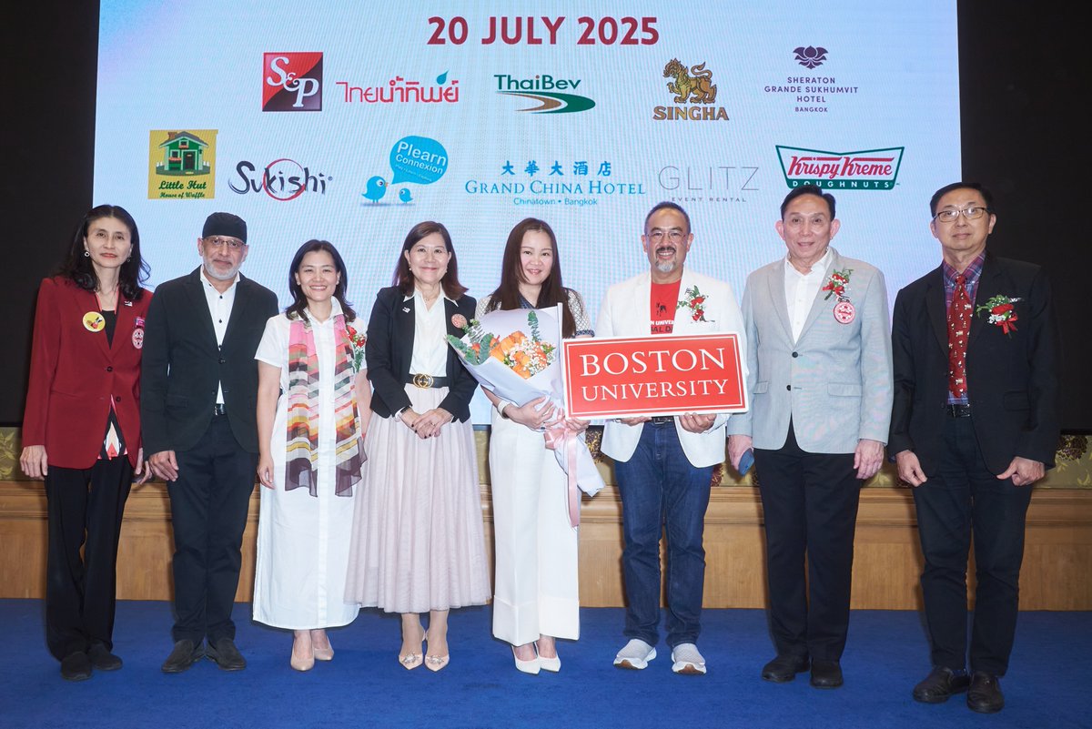 SuccessChTv's tweet image. สมาคมศิษย์เก่ามหาวิทยาลัยบอสตันในประเทศไทย จัดงานเลี้ยงแสดงความยินดีกับ ดร.อุษณีย์ มหากิจศิริ ลีโอณีโอ
successchannel.co/post_news?post…