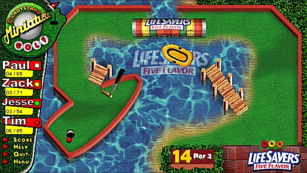 NostalgiaFolder's tweet image. 2000s mini golf flash games