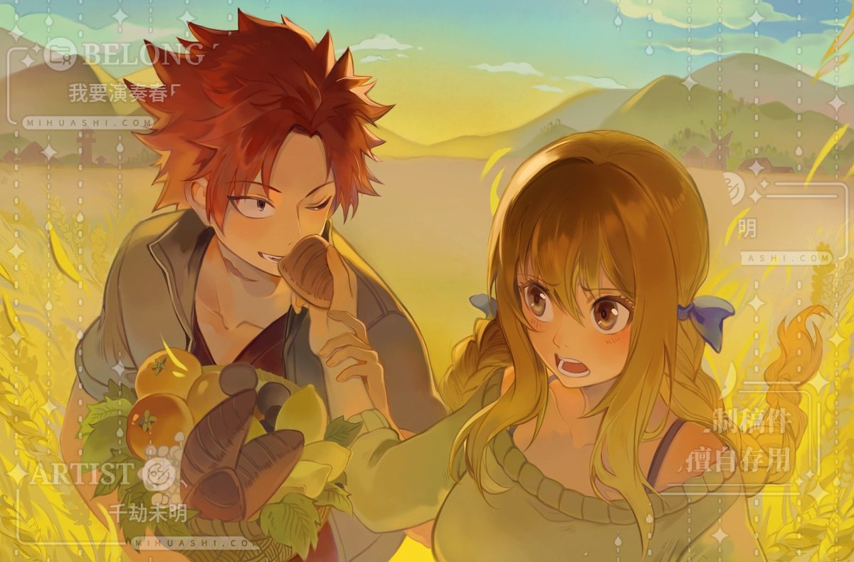 约稿🈲一切🚫🚫
726快乐！
#ナツルーの日 #Nalu