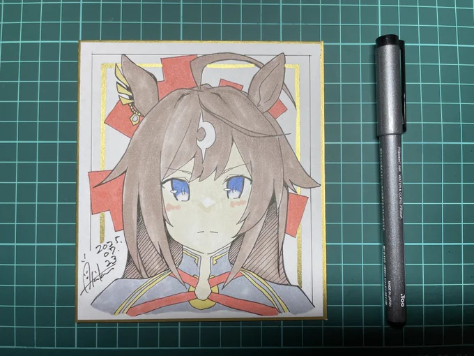 7月に描いた色紙のまとめ更新しました! pixivFANBOXで2025年7月(2025/07/26更新)を公開しました!