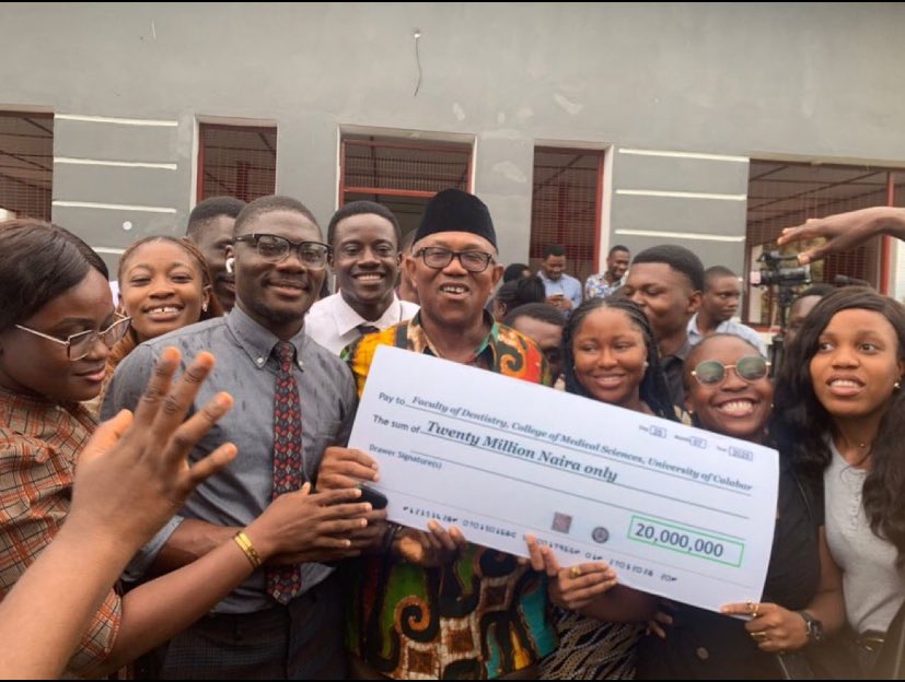 Royal_Spotlight's tweet image. Two areas are critical for national development, that's EDUCATION & HEALTHCARE. Peter Obi has invested his time and resources to develop them.
Peter Obi alone has done more than all the 36 states combined including Tinubu's Govt! No trace of Tinubu's impact and interest...shame!