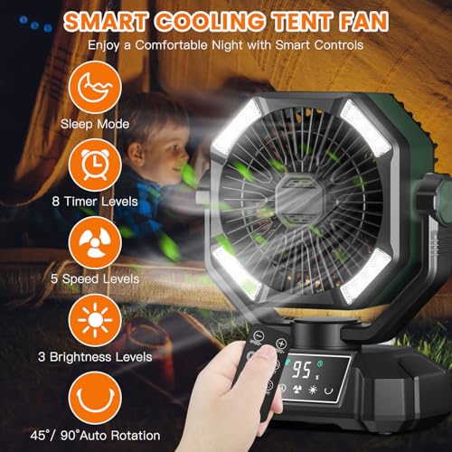 💨 Rechargeable Fan - with LED Light, Oscillating  with Remote, USB Output, now $20.99 via Amazon

⬇️ 58% Price Drop

🔗 - amzn.to/4f8LAZt

#LRDeal | #AD