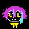 detectiveprince's tweet image. Made the worlds shittiest pixel art Rui on the undertale memory thingy