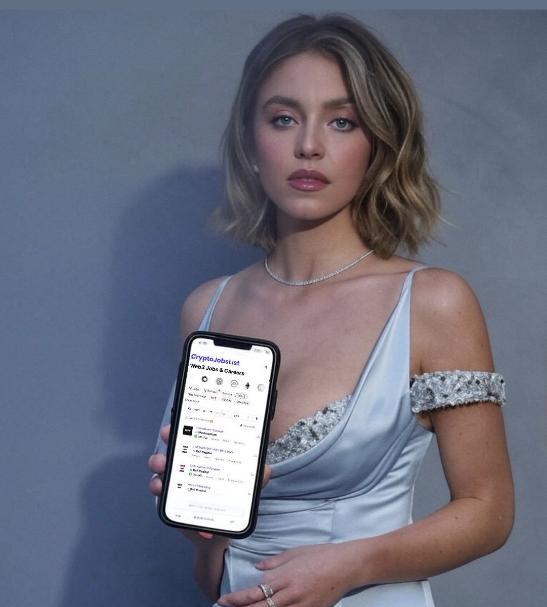 CryptoJobsList's tweet image. Exited to have Sydney Sweeney apply for web3 intern roles on @CryptoJobsList !

Truly blessed to have the best Web3 talent for hire.