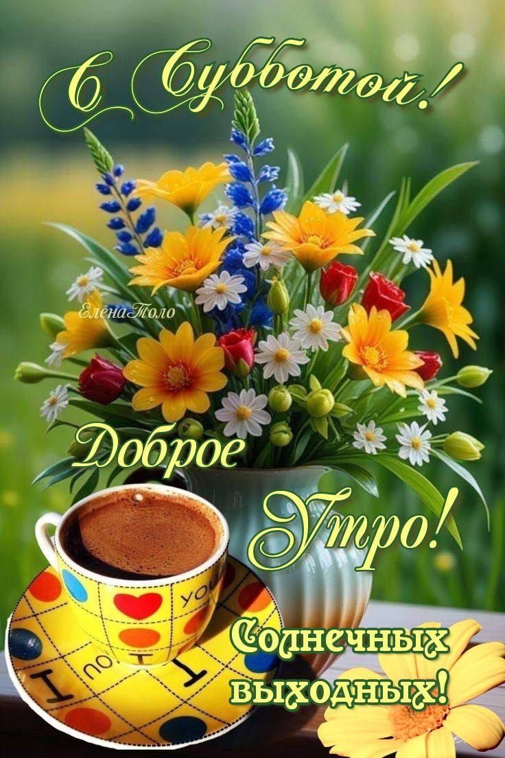 kristina7968's tweet image. С Последними Выходными уходящего Июля!
С субботочкой нас, Дорогие !!!..С добрым утром!
☕️☕️☀️☀️💐💐🌞🌞🌺🌺💕💕
Маленьких радостей Вам в Ваш день... но с большим удовольствием!❤️
Берегите себя!