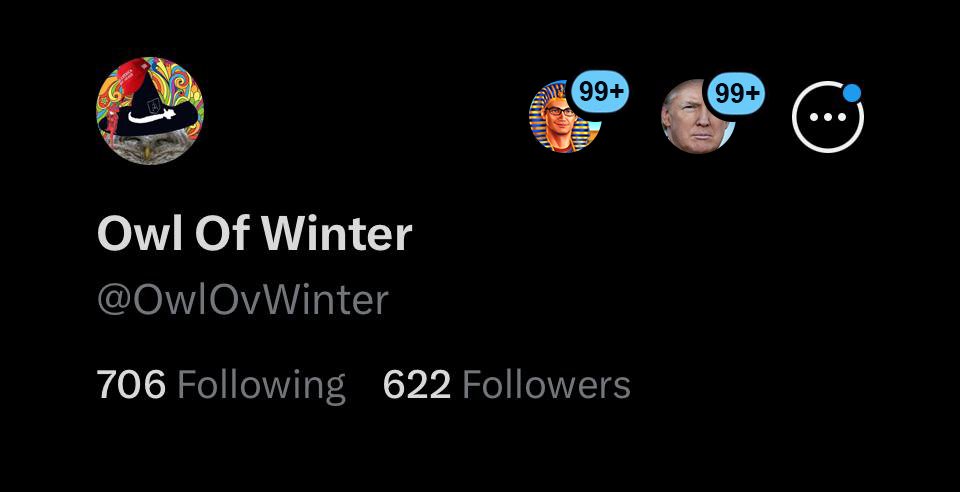 OwlOvWinter's tweet image. Thank you guys for over 600 followers! Here&apos;s to 600 more !🥂