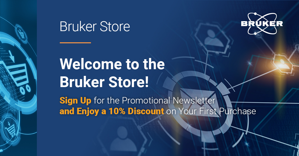 bruker's tweet image. We're thrilled to offer new customers of the #Bruker Store an exclusive 10% discount* on selected products on your 1st purchase.
To enjoy it, simply subscribe to the promotional newsletter here: goto.bruker.com/4lKQZsa
*Valid for one-time use within 90 days of account opening.