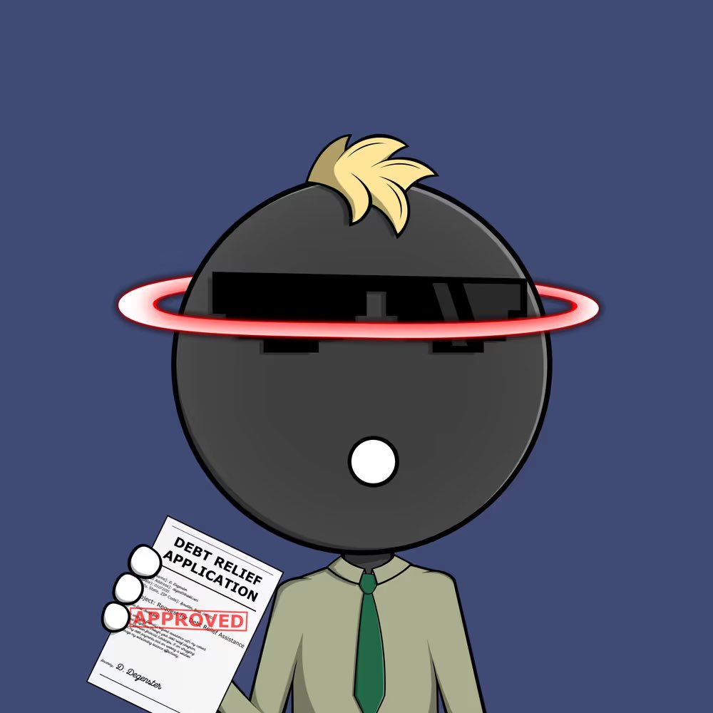 DebtBustersBase's tweet image. Gm Debt Buster
Did you file your Debt Relief Application?
There’s only 25 in the whole collection.
Some might even be around floor 👀
opensea.io/collection/deb…