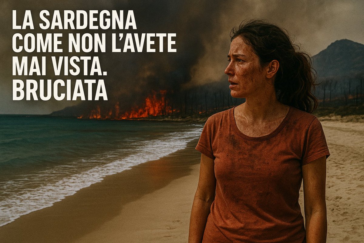 insopportabile's tweet image. Pronta la nuova campagna turistica per intercettare nuovi segmenti turistici promettenti:”La Sardegna come non l’avete mai vista. Bruciata.”