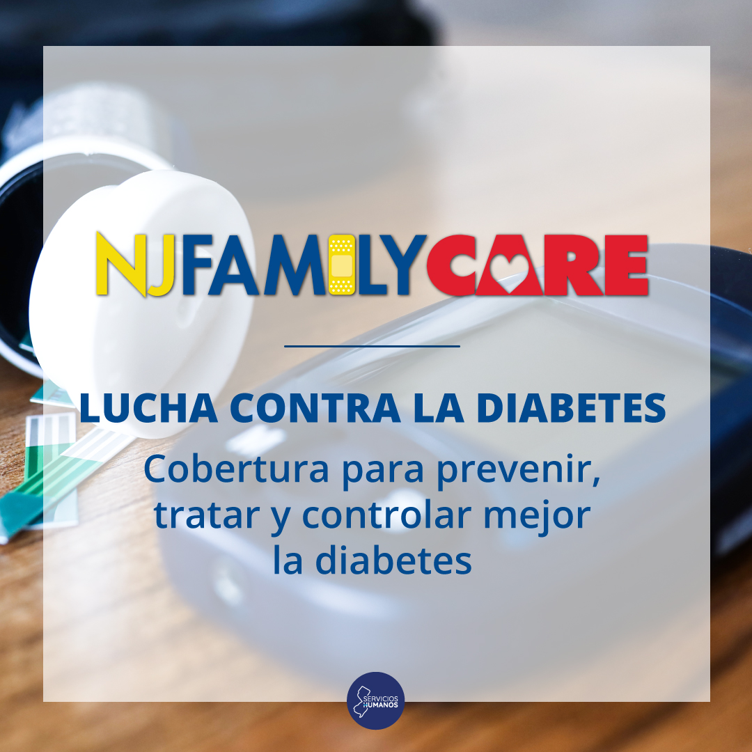 NJDHS's tweet image. Sabías que❓
#NJFamilyCare ofrece cobertura para prevenir, tratar y controlar mejor la diabetes.
💻 Para más información, visite nuestra página web: NJFamilycare.org