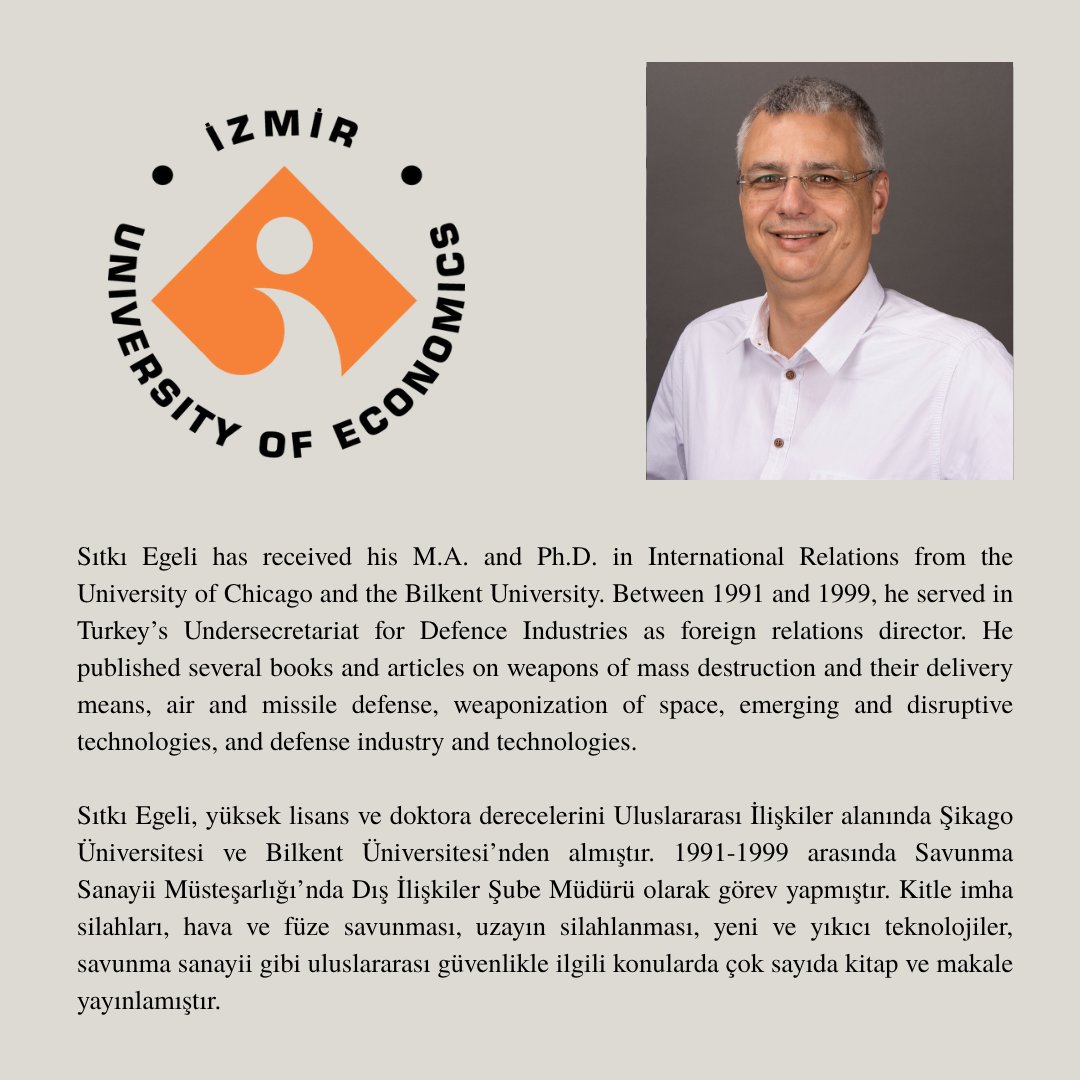 İEÜ Siyaset Bilimi ve Uluslararası İlişkiler (@ieu_sbui) on Twitter photo Meet the Faculty: Introducing Assoc. Prof. Sıtkı Egeli Meet the Faculty: Introducing Assoc. Prof. Sıtkı Egeli