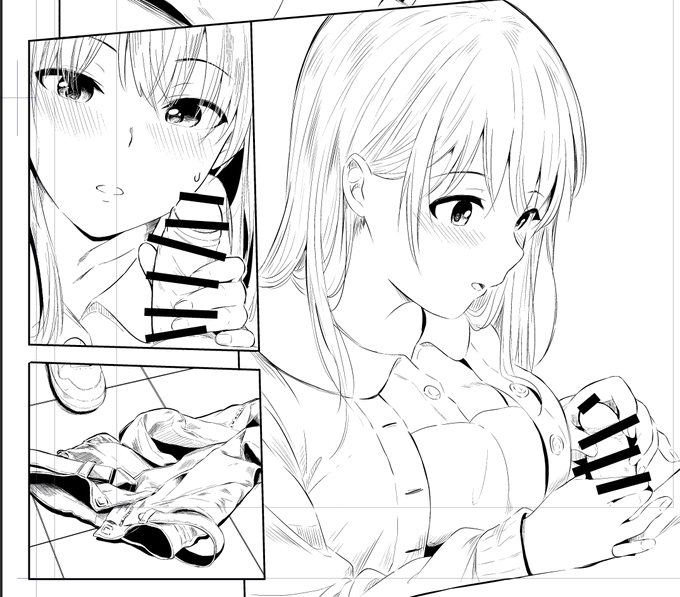 順調です ズボン上手に描けました