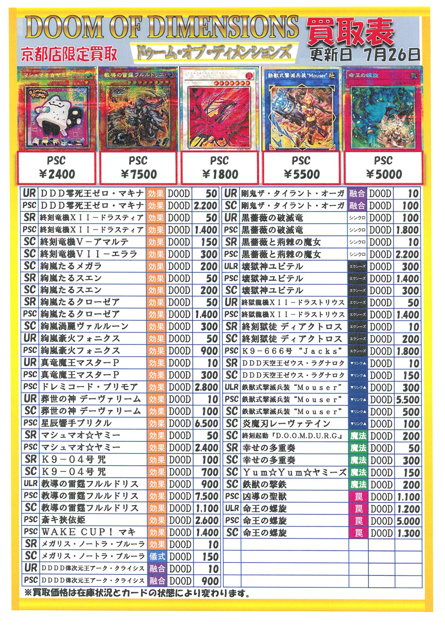 イエローサブマリン京都店 on X: 