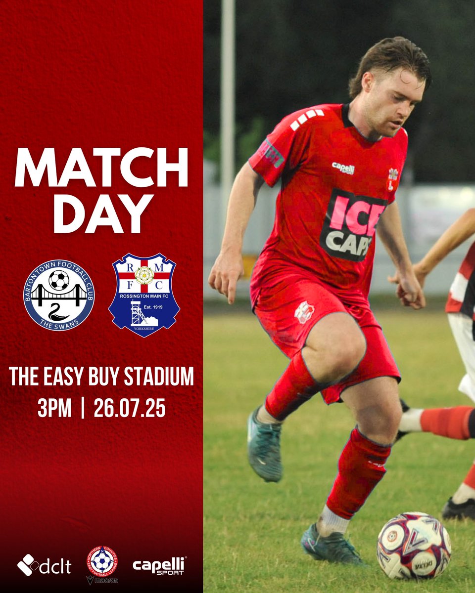 Rossington Main FC (@rmfc1919) on Twitter photo โฝ๏ธ ๐ ๐๐ง๐๐๐๐๐ฌ
Rosso face The Swans today as our third Non-League step 5 campaign commences against Barton Town.
๐ <a href="/BartonTownFC/">Barton Town FC</a>
๐ <a href="/NCEL/">Macron NCEL</a> Premier
๐ The Easy Buy Stadium
โ๏ธ 15:00 Kick Off
๐ ยฃ6 Adults, ยฃ4 Conc. & U5s FREE
๐ FREE (Online)
#UpTheRosso โฝ๏ธ ๐ ๐๐ง๐๐๐๐๐ฌ
Rosso face The Swans today as our third Non-League step 5 campaign commences against Barton Town.
๐ <a href="/BartonTownFC/">Barton Town FC</a>
๐ <a href="/NCEL/">Macron NCEL</a> Premier
๐ The Easy Buy Stadium
โ๏ธ 15:00 Kick Off
๐ ยฃ6 Adults, ยฃ4 Conc. & U5s FREE
๐ FREE (Online)
#UpTheRosso
