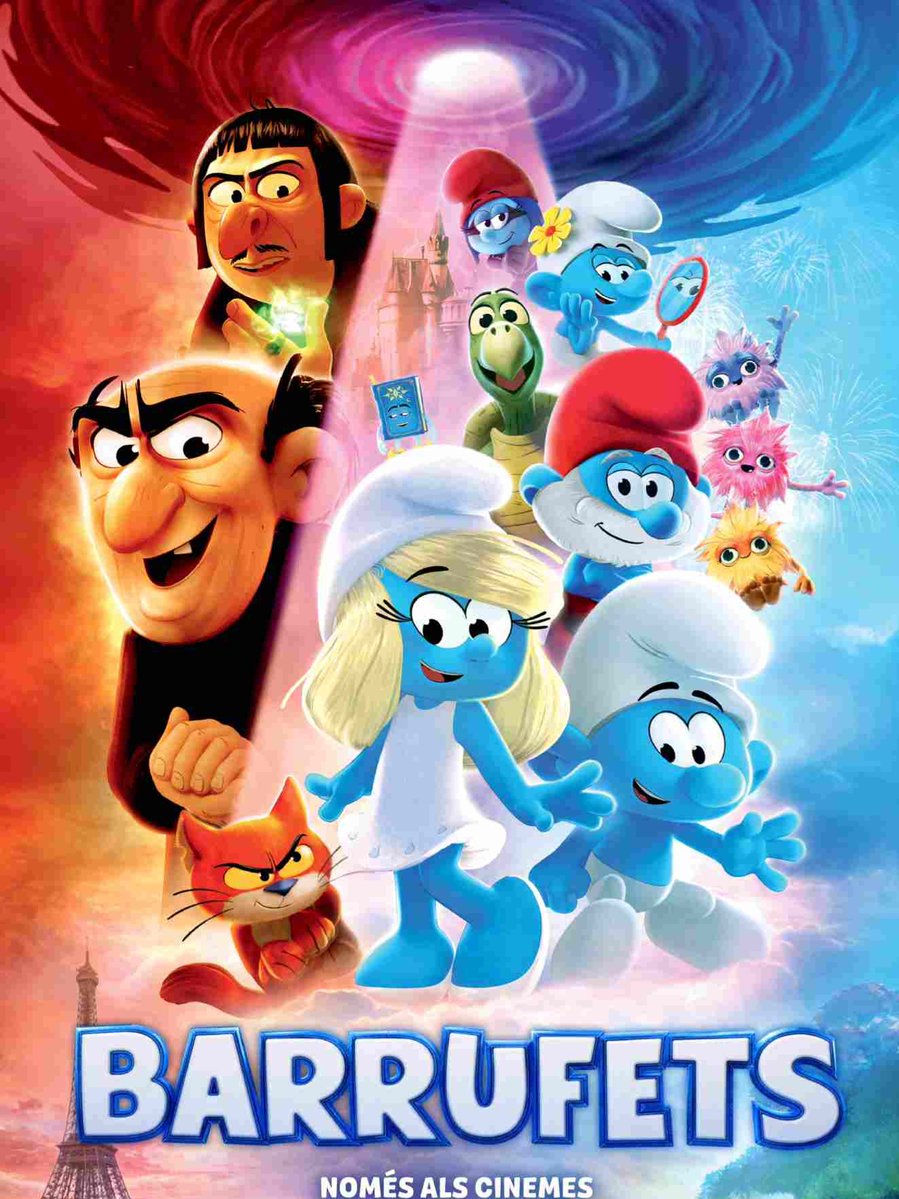 CineAlhambra's tweet image. #Dissabte de #Cine 💕
-15.30h:BARRUFETS(en català)
-17.00h:BARRUFETS(en català)
-18.30h:TRES AMIGAS 
-20.30h:SIRAT
-22.30h:SIRAT
#Cultura 💕