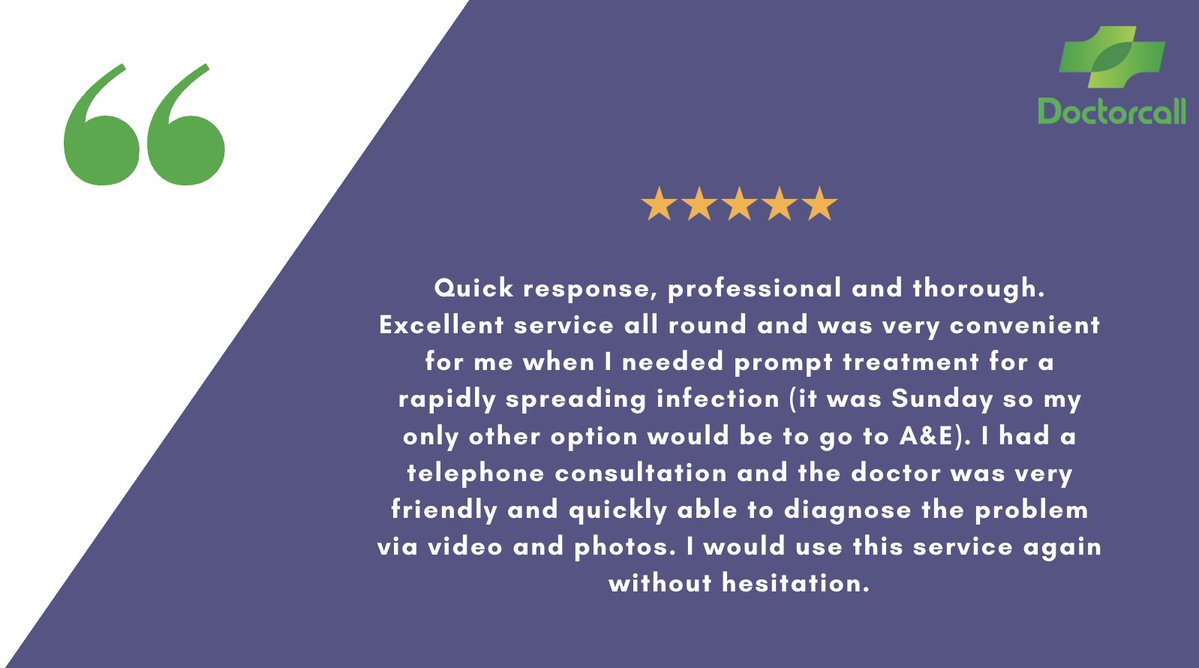 Excellent work from the team. "I would use this service again without hesitation" 👇