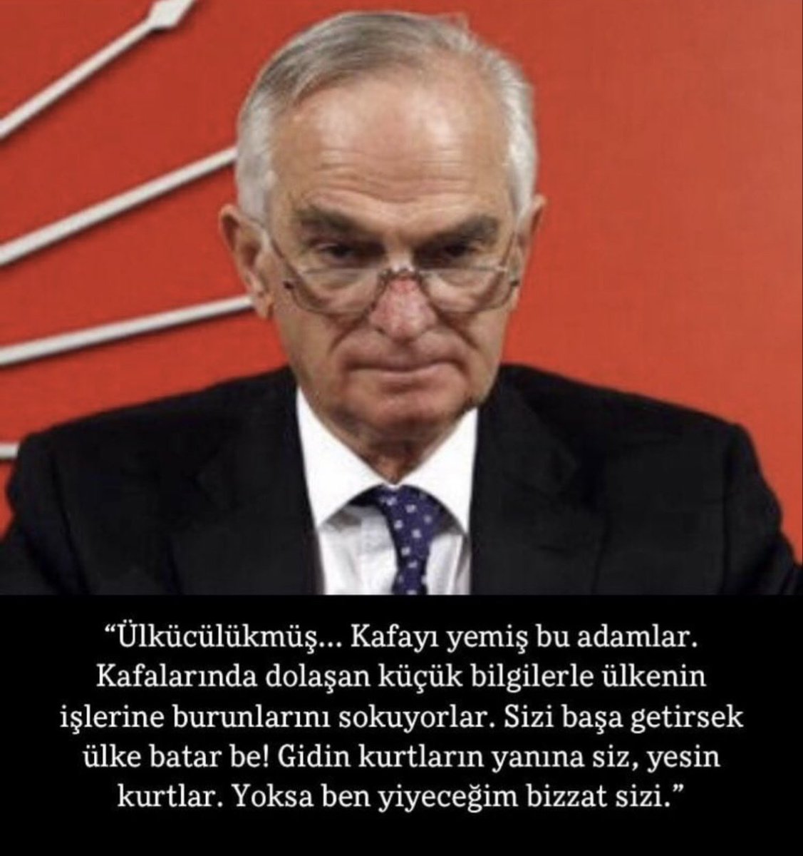 TCruhuBaskan's tweet image. İslâmcıya, ülkücülere devlet verilmez. Verirsen o devlet batar, dibe çöker.