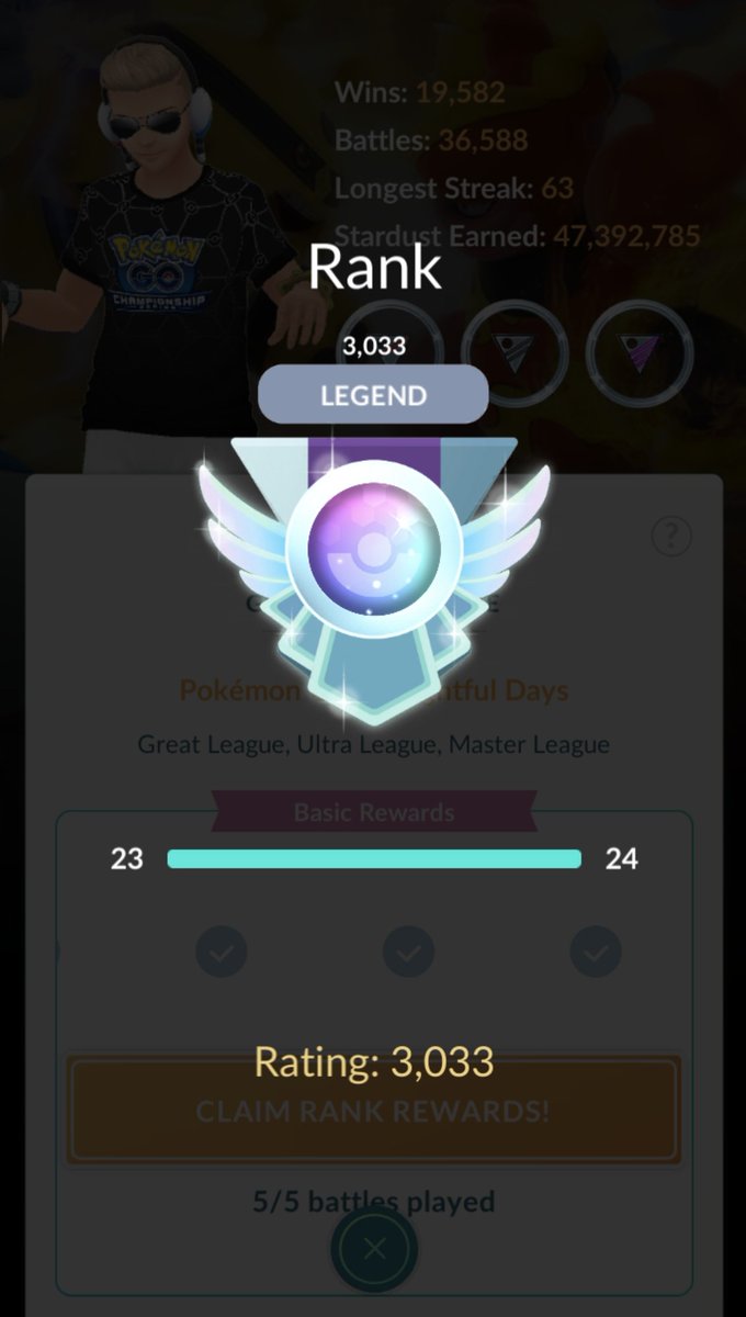 Legend obligatory post:
✅️ Season 23 🫡