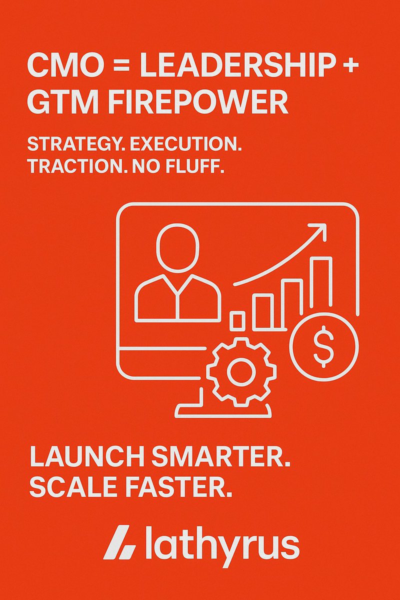LathyrusIo's tweet image. CMO = Leadership + GTM Firepower
Strategy. Execution. Traction. No fluff.
Weekly syncs. Real-time KPIs. Full-stack growth team.

🚀 Launch smarter. Scale faster.
lathyrus.io

#Web3Marketing #FintechGrowth