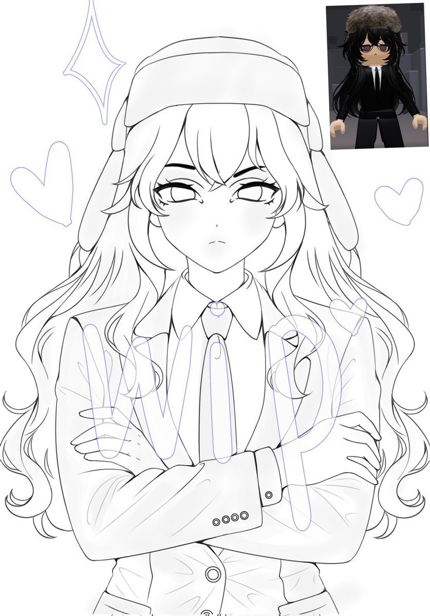 Valeo_art's tweet image. Hellooo!! I've made a lot of progress on my drawings today, I finally decided to draw my Roblox OC and this is how it's going so far! My hand's a bit sore but I'm really liking the result XD
If you'd like to be #artmoots , I'd be so happy 💕
#wip #ArtistOnX #robloxart #robloxoc