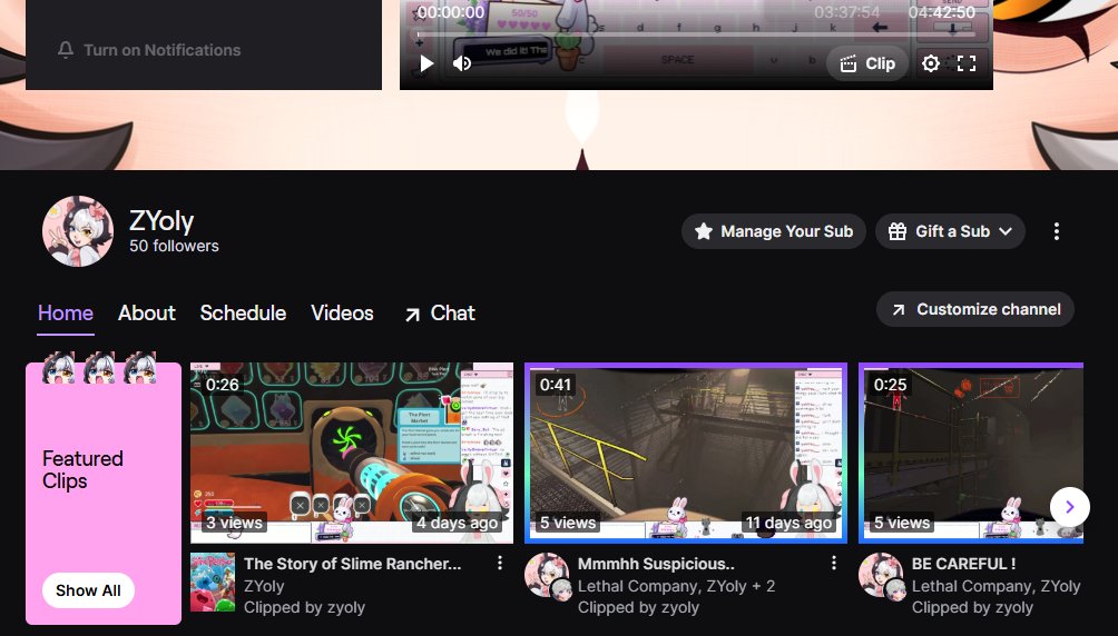 AHHHHHHHHH!! 
We reached our goal of 50 followers on twitch!!

Thank you so much for everyone that has been supporting me on here and twitch !!

I appreciate you guys alot !
My little dream is becoming a reality slowly but surely 🩷🩷🩷🩷🩷