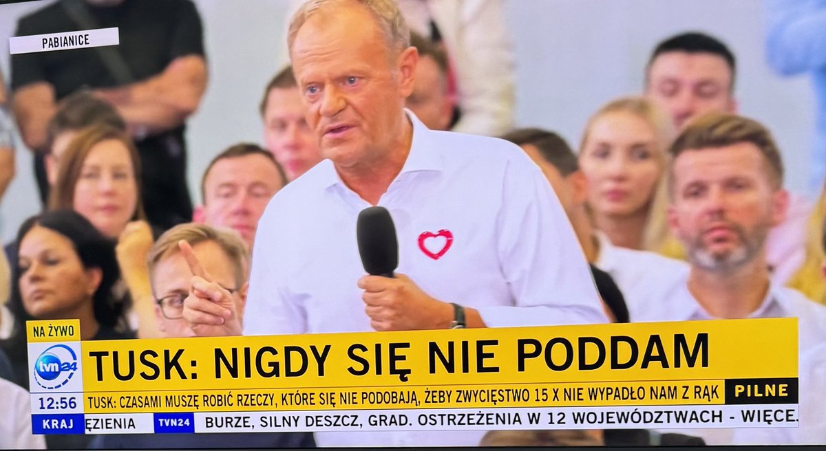 HubnerrMax's tweet image. Błąd logiczny, dyktatorku z Sopotu.
Nikt nie oczekuje od ciebie żadnej białej flagi.
Ty skończysz w pierdlu, a w najlepszym razie będziesz miał azyl w Berlinie.
