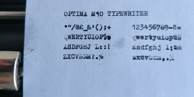 IGOR2691's tweet image. #Antique #OPTIMA M10 #Manual #Typewriter. #QWERTY Keys. #Rare #Working #mechanical #Typewriter. #Office #Machine. #Vintage #Office #Decor #Steampunk #OfficeDecor #steampunkstyle #Decor #Stylish #officedesign #Rare #Collectible etsy.me/3awRJvD