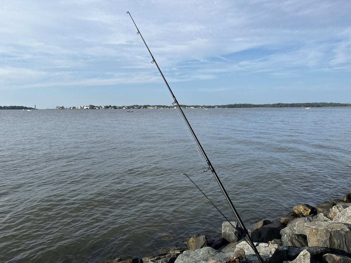 GSwarming's tweet image. Here fishy fishy. 

Broke out the big dog today.