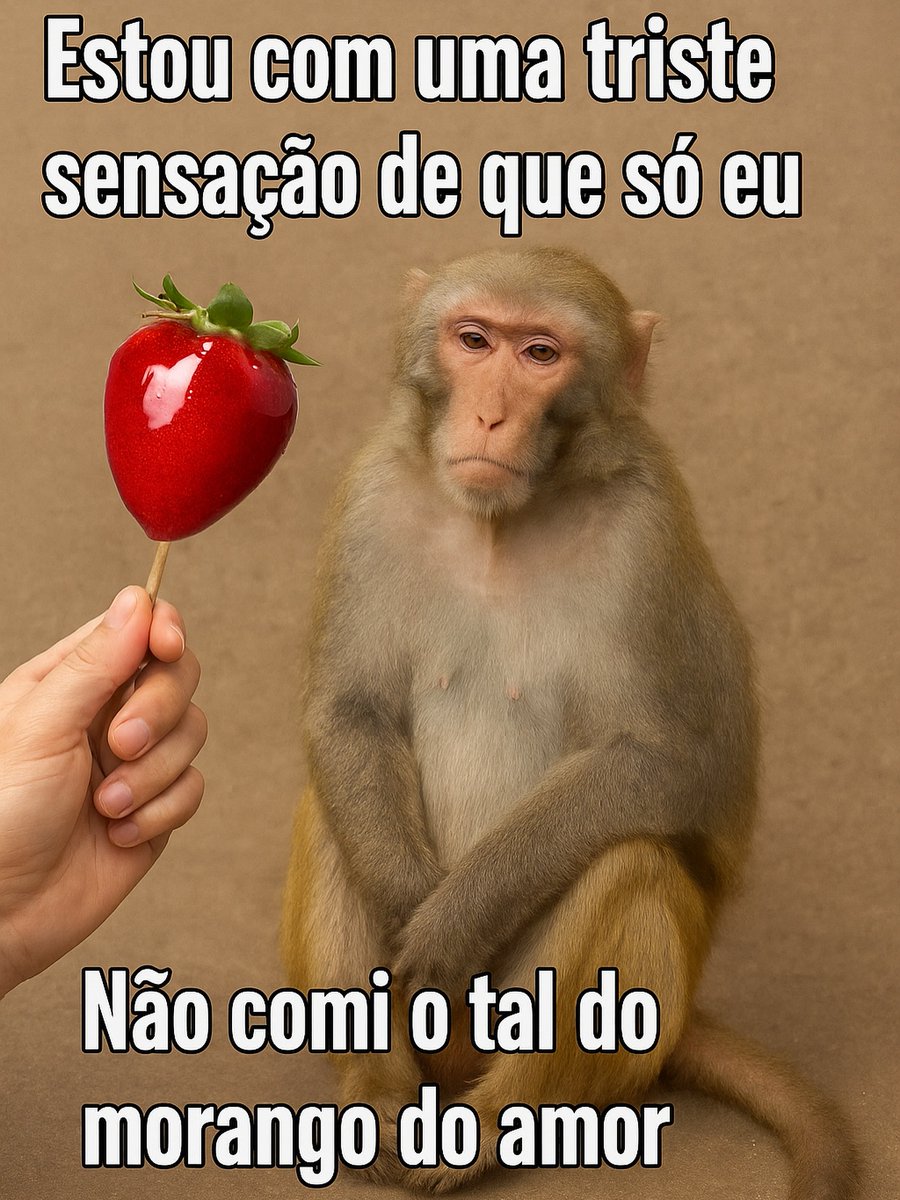 Viviifernande's tweet image. Todos comendo o tal do morango do amor e eu me sentindo assim