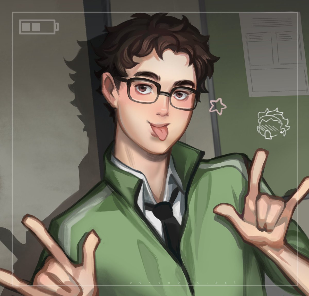 eeveeboo_art's tweet image. Bleh 😛

#haikyuu #art #takedaittetsu #ハイキュー
