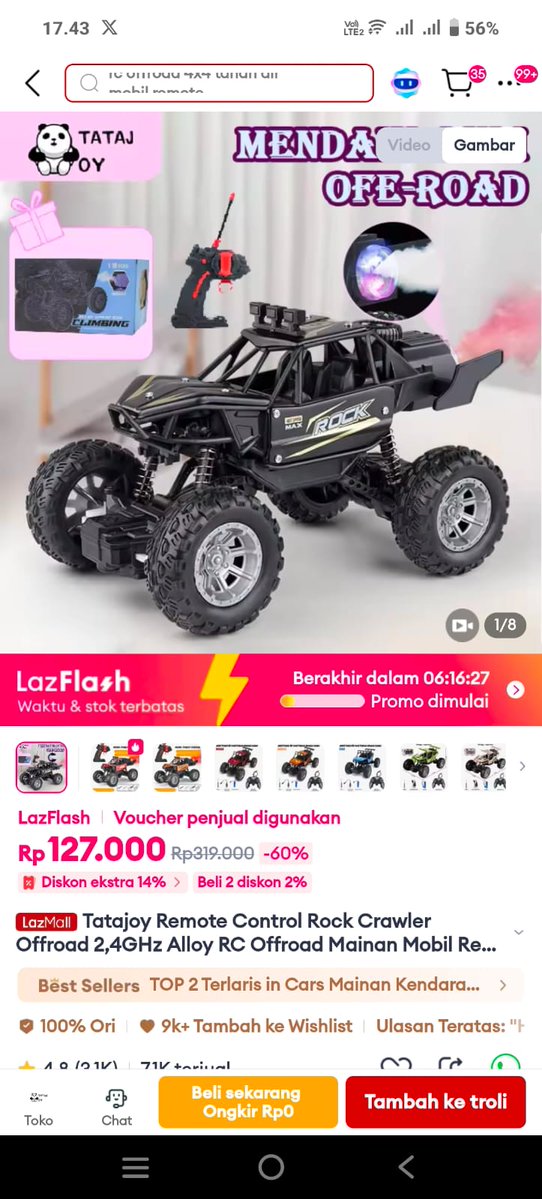 powvetic's tweet image. dari voucher bonus s.d 500rb hingga crazy brand mega offer diskon s.d 80% semua dipersembahkan lazada untuk kita semua 💃 Ada Diskon Brand Favorit nih ayo belanjaan 
s.lazada.co.id/s.Z1Fu6z
