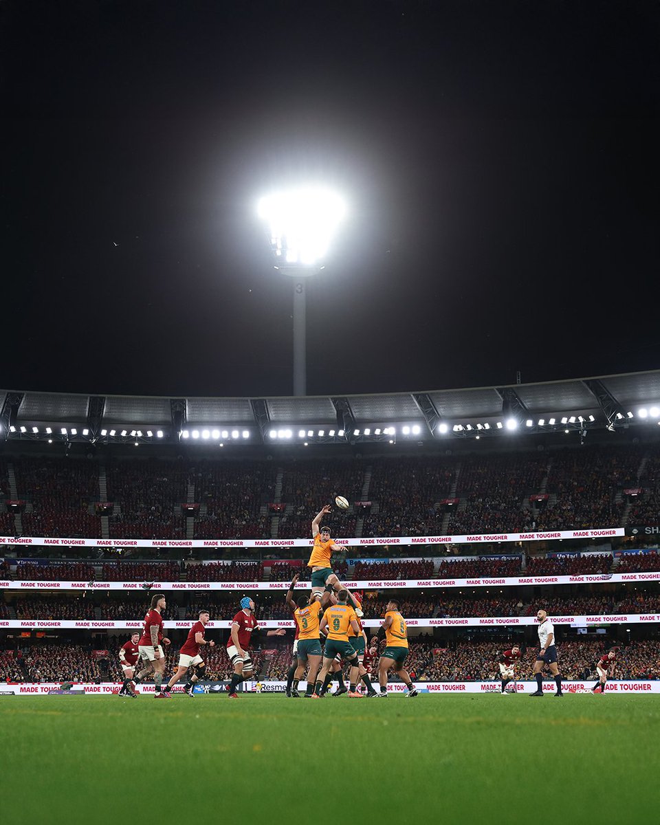 Huge first 40. Bigger second half to come 😤

We lead The Lions 23-17.

#Wallabies #LionsTour2025
