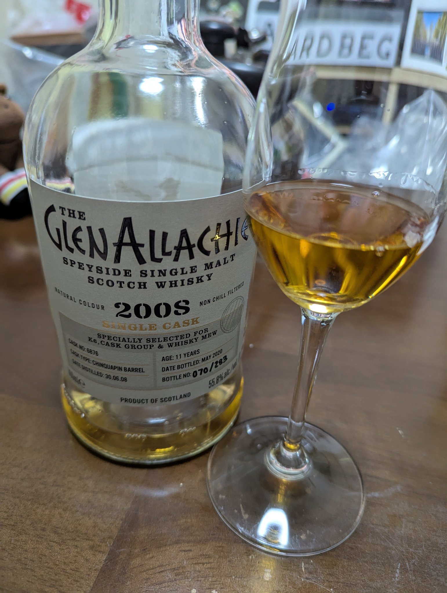グレンアラヒー チンカピンバレル 700ml 送料込み グレンアラヒー [2008] 13年 チンカピンバレル for JAPAN