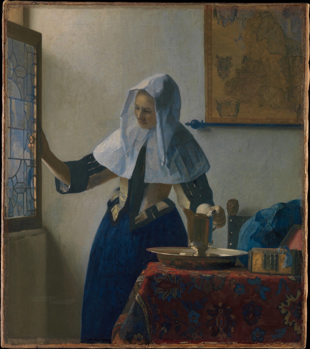 ArtistVermeer's tweet image. Young Woman with a Water Pitcher