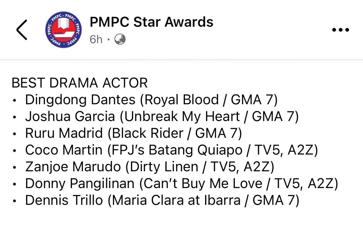 Bingo did that! 🤩

Congratulations to Donny Pangilinan on his nomination for Best Drama Actor at the 37th PMPC Star Awards for his outstanding portrayal of Bingo in Can’t Buy Me Love. 

A well-earned recognition. 👏🏻 We are so proud of you, <a href="/donnypangilinan/">Donny</a>!

#DonnyPangilinan