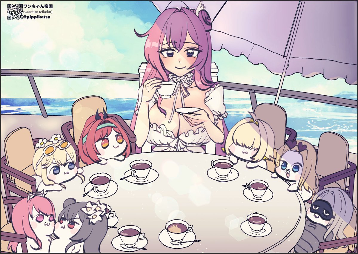 pippikatsu's tweet image. ドロシーとピナとdoro達
みんなでお茶を飲むと美味しいね
#NIKKEdoro #NIKKE
