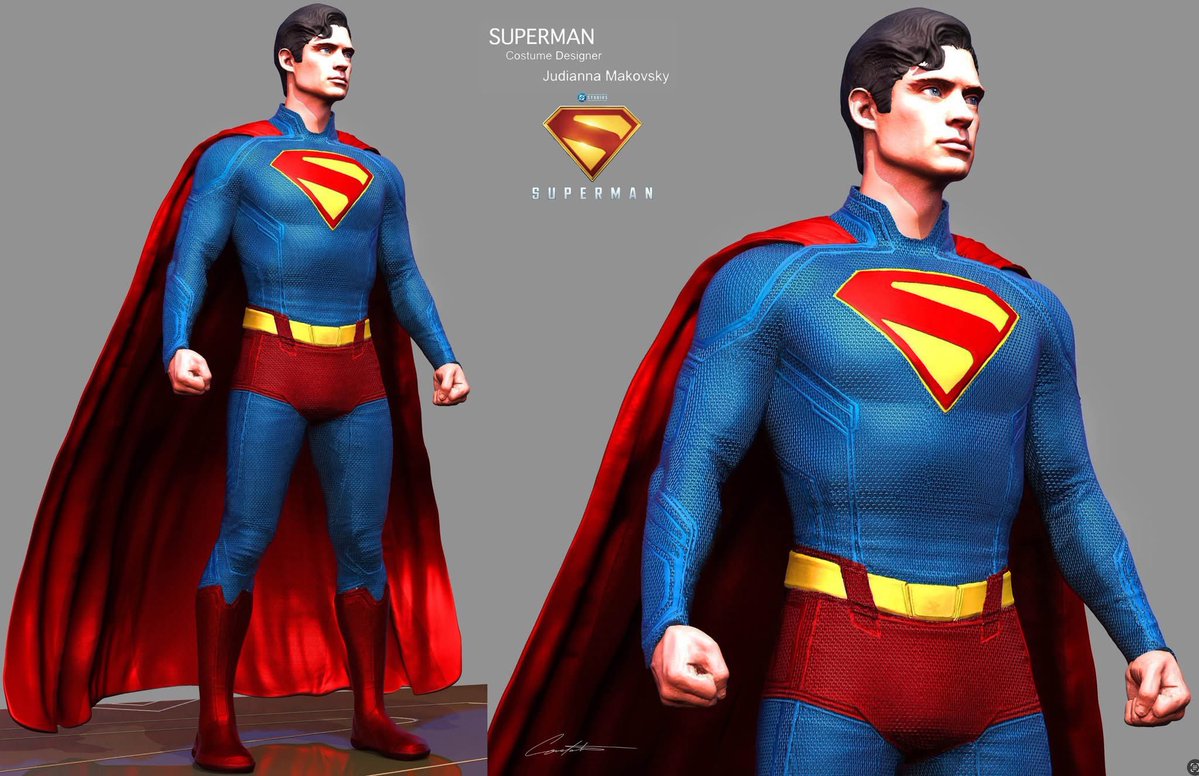 DCLegacy_'s tweet image. Les concepts arts officiels du costume de #Superman réalisés par Constantine Sekeris !