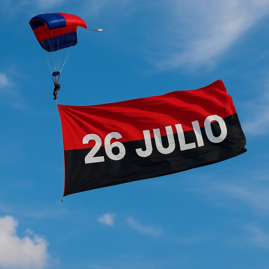Orgullo cubano... 

¡FELIZ DÍA DE LA REBELDÍA NACIONAL!

🔴⚫🇨🇺

#LaLuchaNoHaCesado