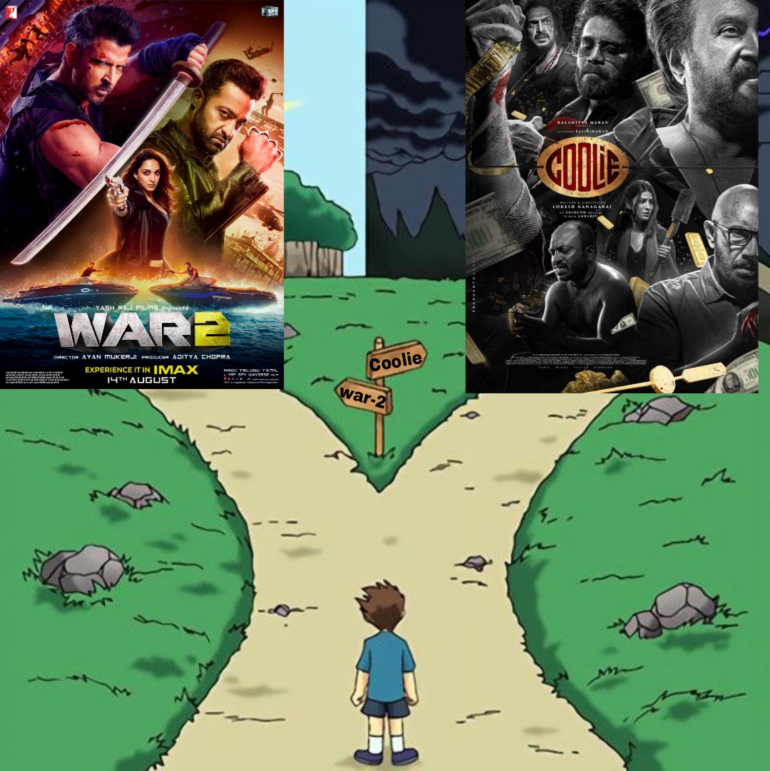 chitraaa_1's tweet image. What&apos;s your choice on Aug 14
#War2 #CoolieFromAug14