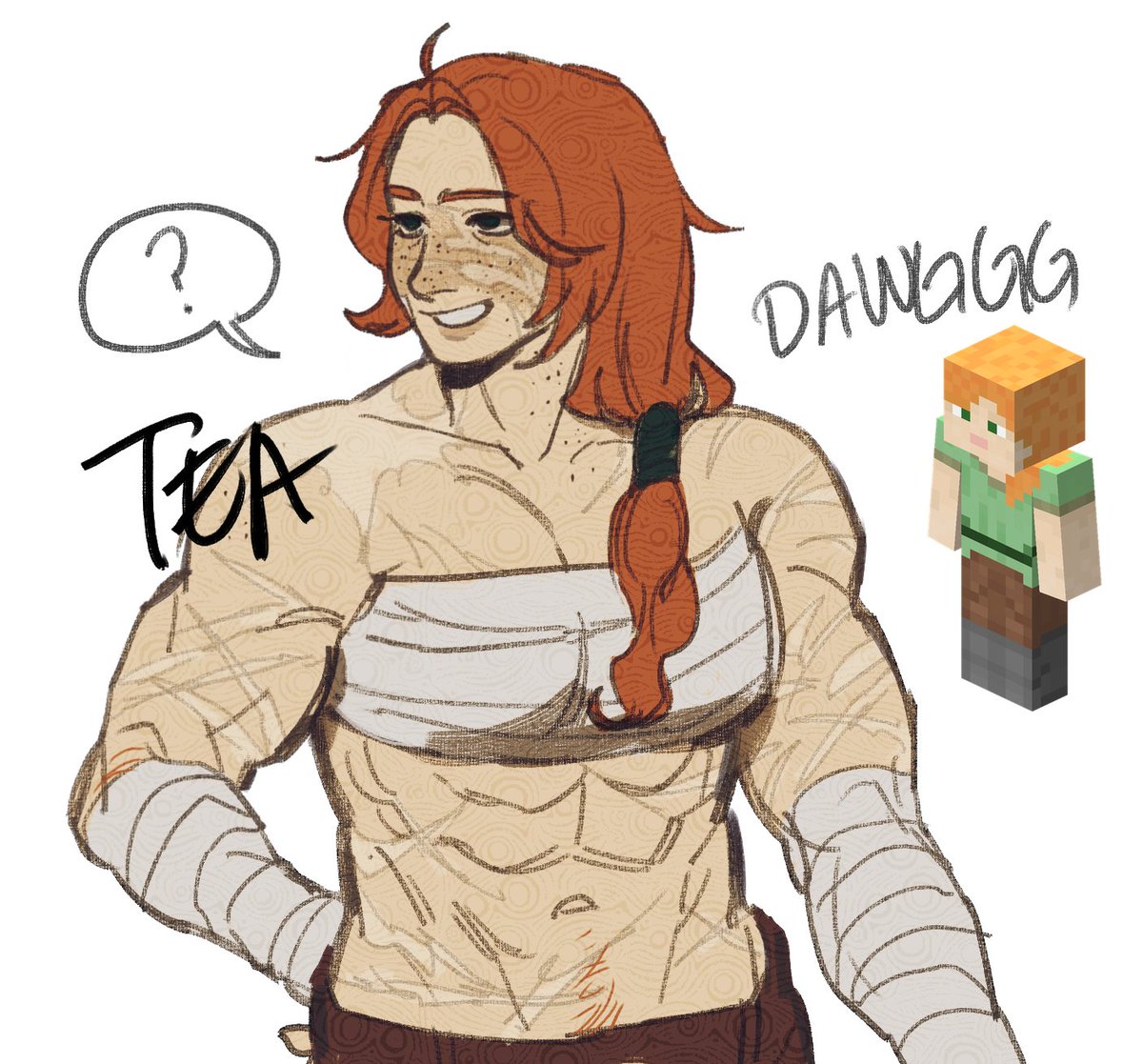 Teach2alt's tweet image. Alex #Minecraft