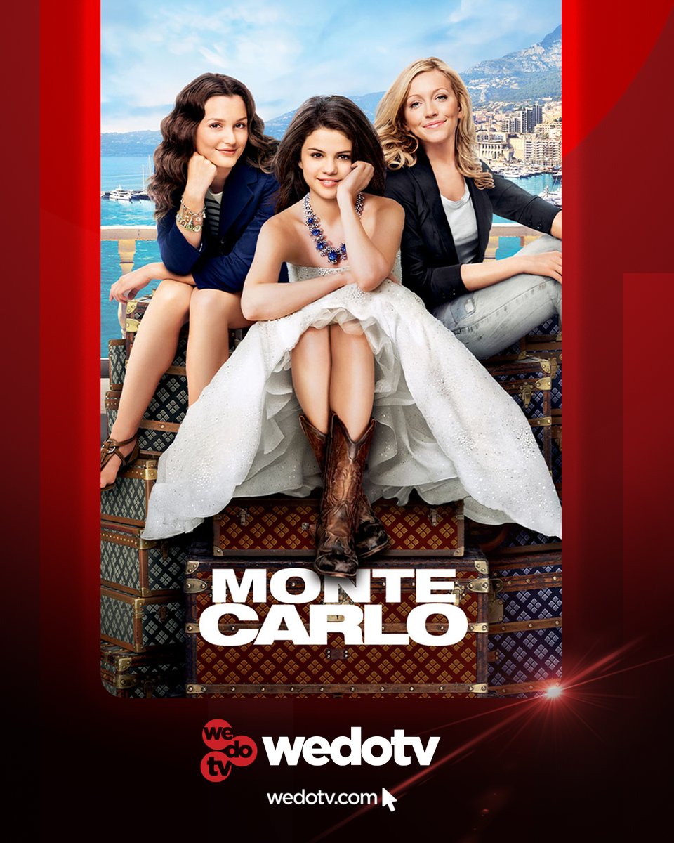 wedotv (@wedotvofficial) on Twitter photo In the charming family movie Monte Carlo starring <a href="/selenagomez/">Selena Gomez</a>, women vacationing in Paris, find themselves whisked away after one of them is mistaken for a British heiress! Stream for free en-gb.wedotv.com/monte-carlo
<a href="/SamsungTVPlus/">Samsung TV Plus</a> <a href="/FreeviewTV/">Freeview</a> <a href="/virginmedia/">Virgin Media ❤️</a> #wizardsbeyondwaverlyplace In the charming family movie Monte Carlo starring <a href="/selenagomez/">Selena Gomez</a>, women vacationing in Paris, find themselves whisked away after one of them is mistaken for a British heiress! Stream for free en-gb.wedotv.com/monte-carlo
<a href="/SamsungTVPlus/">Samsung TV Plus</a> <a href="/FreeviewTV/">Freeview</a> <a href="/virginmedia/">Virgin Media ❤️</a> #wizardsbeyondwaverlyplace