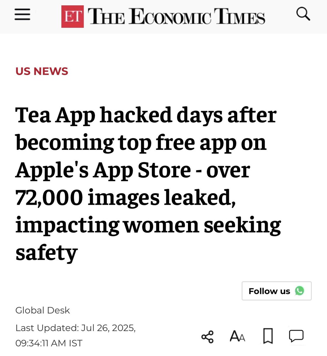 Blueblur2023's tweet image. The Tea App—the women&apos;s “safety” app for safely doxxing and defaming men—ended up having the women themselves doxxed. 🤦‍♂️

Is this a record for timely karma?! 🤯  

The irony is amazing! 🤣