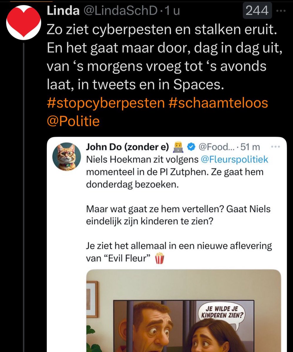 Food4ears's tweet image. Zeg dappere @LindaSchD β¦. je hebt mij geblokkeerd maar dan toch interesse in mijn content? π€¨ Heel dapper hoor π€¦ββοΈπ
Wij - aka de gezelligste sekte - zijn gewoon fan van een goede tv serie over een kwaadaardig persoon. Nu te zien op Netflix!