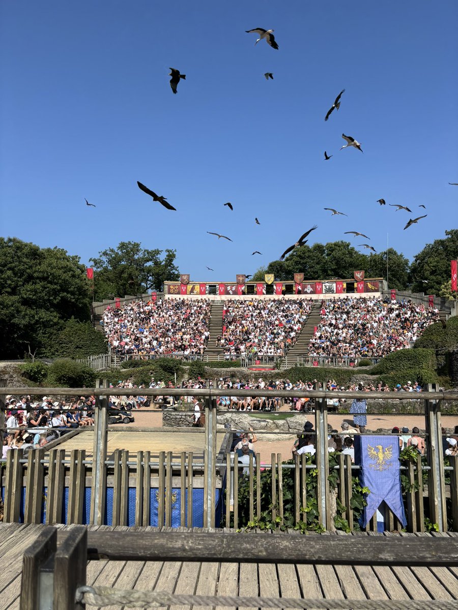 sebchenu's tweet image. Merci à @PhdeVilliers et à ma collègue @veroniquebesse pour leur accueil et la découverte du formidable @PuyduFou . Le génie français, la nature et l’histoire mêlés dans de somptueux spectacles et la Cinescenie impressionnante et émouvante. En France on a pas de pétrole mais…