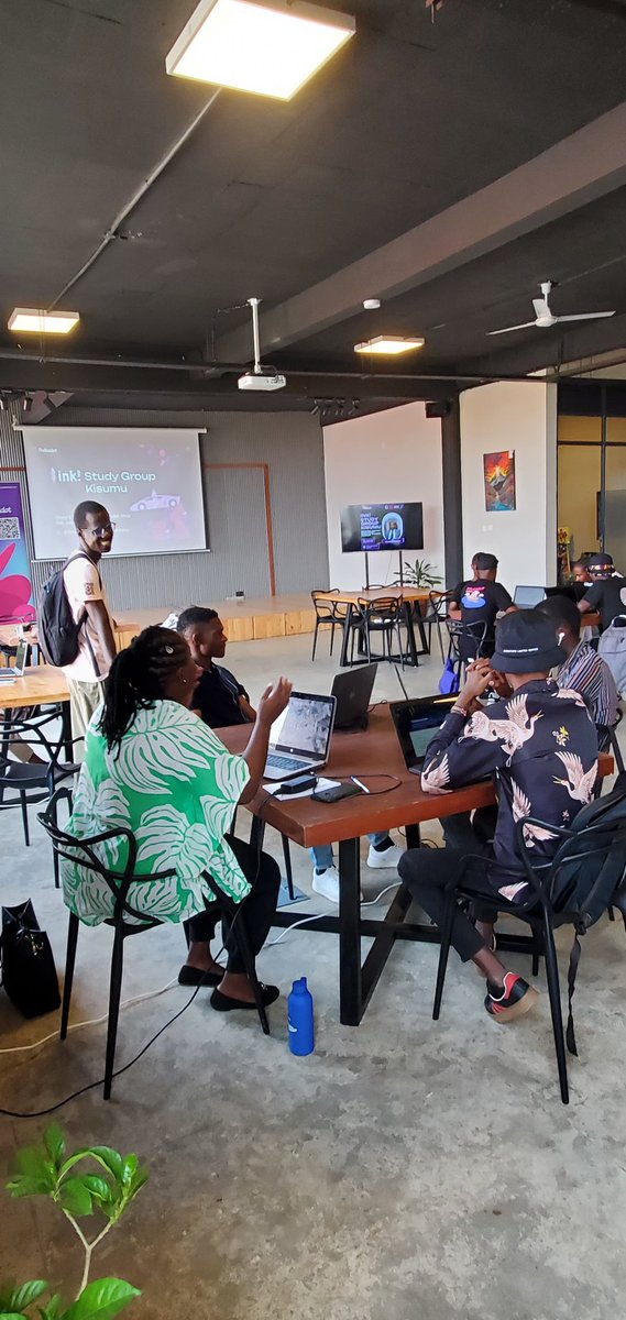 Odinga_Val🦋 (@odinga_val) on Twitter photo Ink study Group Kisumu event is ongoing. 🥳💫
We are here for each other. Building as a community is the way😇
Thank you <a href="/robinsoncodes/">allanrobinson.onchain 📍ShanhaiWoo 🇸🇬</a>
and <a href="/OwalaCheryl/">itsCheryl | Cheryl.onchain</a>  for creating such a safe Space. 
Shout out to fellow builders 
#Polkadot #Ink! Ink study Group Kisumu event is ongoing. 🥳💫
We are here for each other. Building as a community is the way😇
Thank you <a href="/robinsoncodes/">allanrobinson.onchain 📍ShanhaiWoo 🇸🇬</a>
and <a href="/OwalaCheryl/">itsCheryl | Cheryl.onchain</a>  for creating such a safe Space. 
Shout out to fellow builders 
#Polkadot #Ink!