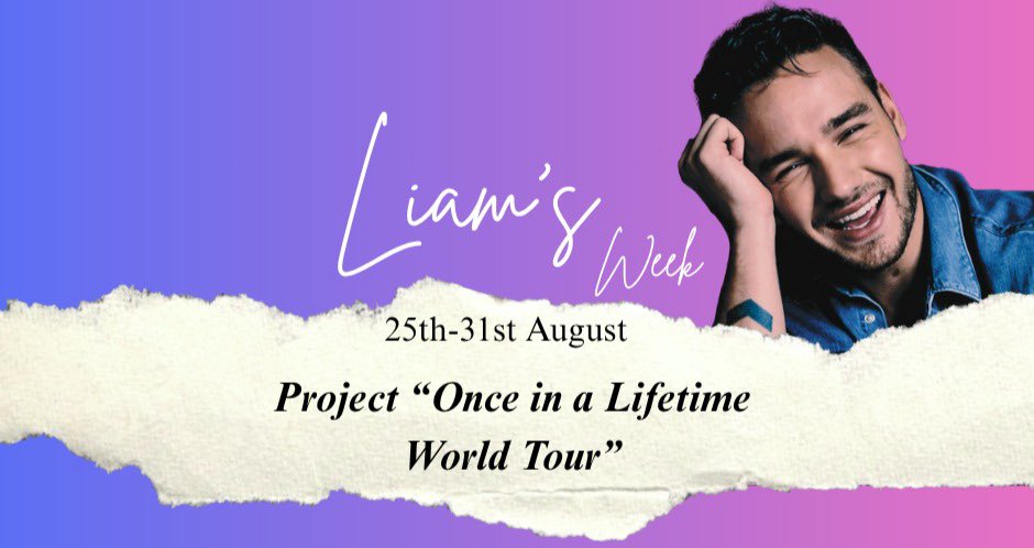 VickyNicole3's tweet image. Liam’s Week Project - “Once in a Lifetime” World Tour
I promise you, it’s gonna be something beautiful ❤️
If you want to be part of it, drop in comments your country 🌍, a short message you’d want to write on your banner if you were at Liam’s concert, and a name you’d want to…