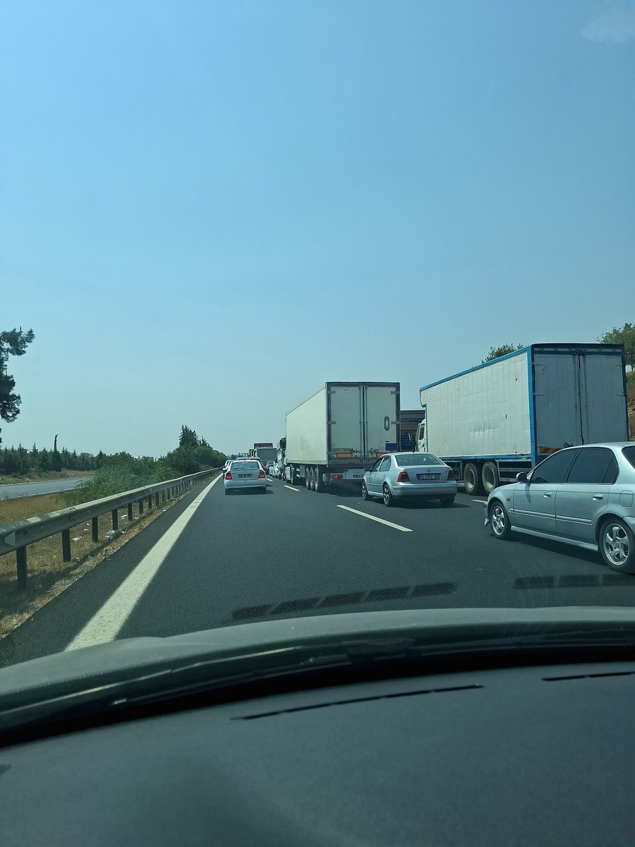 #Adana otobanda yoğun trafik gelmeyin