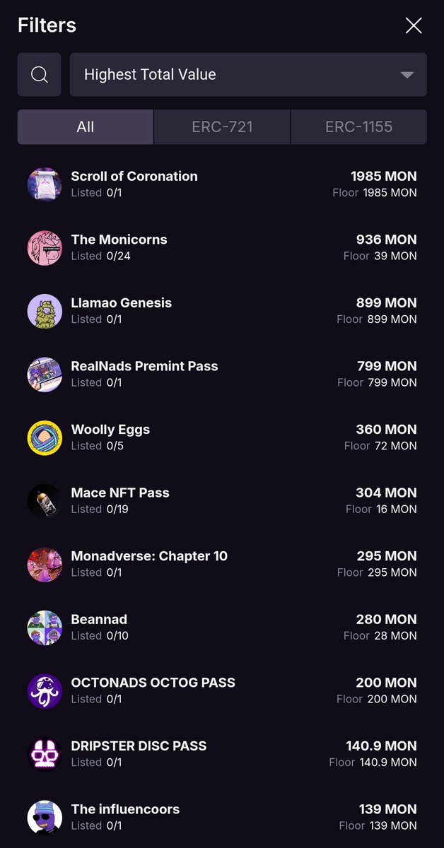 only have this, nft in monad is expensive lol 😁
