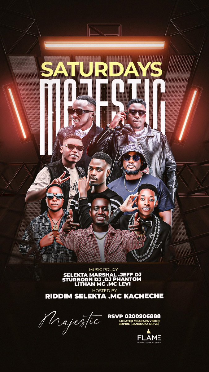 HannzPromotion's tweet image. Turning up the energy, one beat at a time! Join us in welcoming Selekta Marshal to the team – bringing nothing but GOOD VIBES and unforgettable nights! 🥂🔥 

#MajesticSaturdays