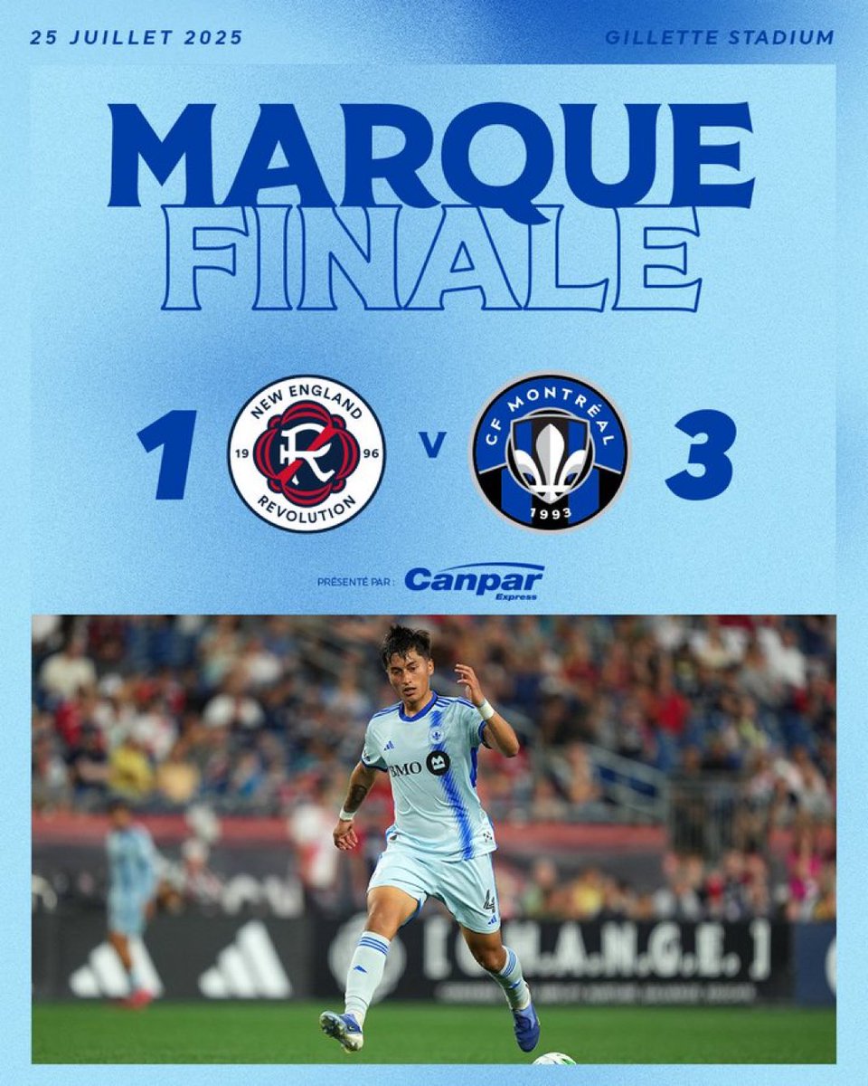 pbernier10's tweet image. CF Montréal l’emporte 3-1sur les Revs
@cfmontreal voyage mieux pour 12 pts à l’extérieur contre 6 à domicile. Je le mentionne depuis le départ de la saison. MTL plus armé pour le jeu vertical et en transition que la construction lente selon profile de ses joueurs.
C’est drôle…